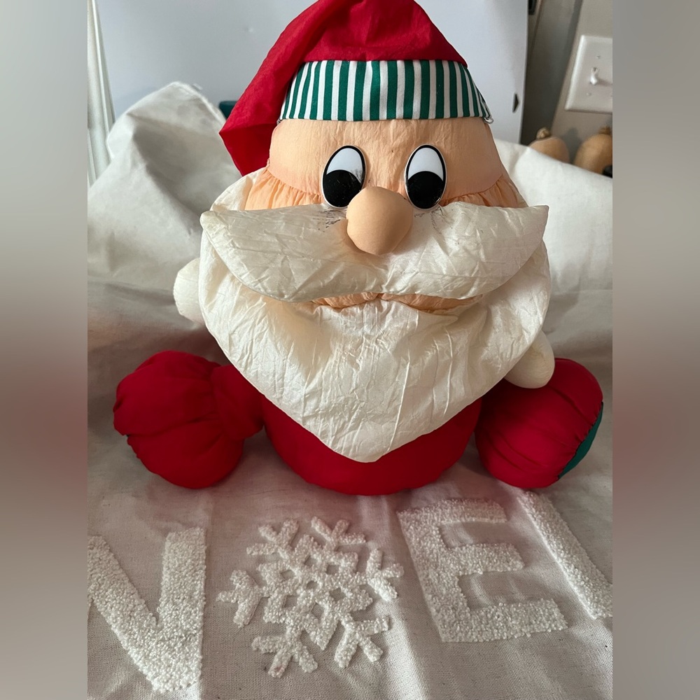 Festive Santa Claus ABC Company. Squisy parachute Material. Really Cute